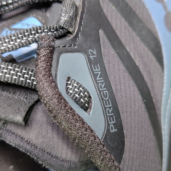 Saucony Peregrine 12 Trail Running Shoes Womens Size 10 Black Blue ICE + - Picture 3 of 10